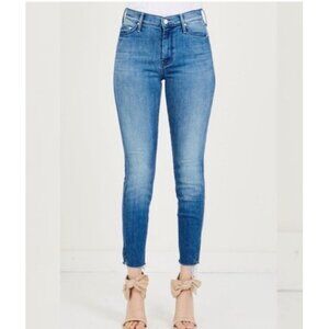 MOTHER Vamp Fray‎ Jeans In Crack The Whip Wash Women’s Size 26 Preppy Classic